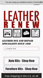 Mobile Screenshot of leatherrenew.com